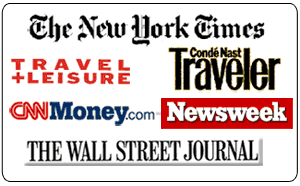 Rentvillas.com has appeared in publications like the New York Times, Conde Nast Traveler, Newsweek, the Wall Street Journal and more.