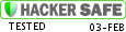 HACKER SAFE certified sites prevent over 99.9% of hacker crime.